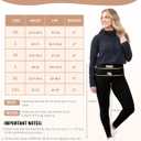 Women's Fleece Lined Leggings Weather Thick Thermal Warm Winter Tights Butt Lift High Waist Tummy Control Yoga Pants (Gray, S)