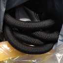 Flexi Hose Expandable Garden Hose with 8 Function Nozzle, 100FT - Lightweight Retractable Garden Hose, Water Hose - No-Kink Flexibility, 3/4 Inch Solid Brass Fittings and Double Latex Core (Black)