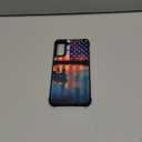 CARLOCA Compatible with Samsung Galaxy S21 Plus Case,Fishing Red USA Flag Samsung Galaxy S21 Plus Cases Graphic Design Shockproof Anti-Scratch Drop Protection Case for Samsung Galaxy S21 Plus