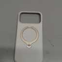 TORRAS Q3 Silicone for iPhone 17 Pro Max Case Stand, Fit for MagSafe, Liquid Silicone Soft Cozy Grip, 360 Spin Magnetic Stand, Camera Control, Protective Case for iPhone 17 Pro Max, Ivory Gold