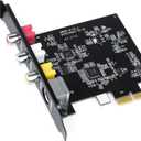 PCIE Video Capture Card, Ultra-Low Latency Pass-Through Capture Board for Retro Gaming & Legacy AV Devices, Compatible with Windows 8/10/11 & Linux (red)