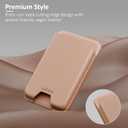 4 x magsafe wallet magnetic for iphone,mag-safe wallet magnetic phone,Fit 3 Cards holder for iphone 17/16/15/14/13/12/pro max Series (fast Rose gold)
