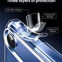 3 x Mkeke for iPhone Air Case Clear, [Not Yellowing] [Military-Grade Drop Protection] Protective Clear for Apple iPhone 17 Air Case with Shockproof Bumper 2025
