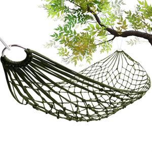 Hamacas de cuerda de malla para exteriores  Hamaca de nailon para acampar  Hamaca de malla con lmite de peso grande Hamaca Hamaca Hamacas grandes para hamacas exteriores de nailon
