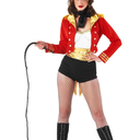 fun shack Womens Circus Ringmaster Costume, Lion Tamer Outfit for Women, Ringmaster Dress for Themed Parties, Size XL