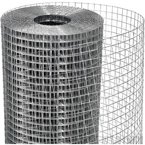 HORCH Hardware Cloth 1/2 inch 48 x 100 Ft 19-Gauge, Chicken Wire Fencing, Chicken Wire Mesh Roll, Mesh Wire Fencing, Gopher Wire for Underground, Rabbit Wire, Chicken Coop Cover, Cage Wire (Silver)