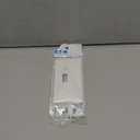 EATON Wiring STE14W Polycarbonate 1-Gang Blank Sectional Mid Size End Wall Plate, White
