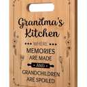 Grandma Gifts, Grandma Birthday Gifts, Unique Grandma's Cutting Board, Best Christmas Birthday Mothers Day Gifts for Grandmother Nana Granny from Granddaughter Grandson