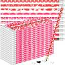 Yexiya 600 Pieces Red Heart Pencils Novelty Heart Cupid Rose Love Printed Pencils Assorted for Teachers Nurses Students Gifts School Mother's Day Party Supplies