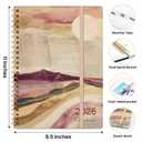 2026 Planner, Weekly and Monthly Planner for Women, Jan 2026 - Dec 2026 Pretty 2026 Calendar Planner with Monthly Tabs, Inner Pocket, Spiral Binding, Perfect for Office Home School - 8.5" x 11", Landscape