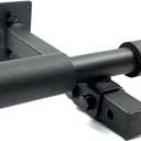 Wall Mount Nordic Hamstring Curl Bar Training Equipment for Hamstring Curls Spanish Squats Sit-Ups Core Twists and More (Black)