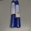 2 x Splash Home Order Bathtub Mat Non-Slip, Shower Mat with 112 Suction Cups and Drain Holes Bath Mat for Tub, 27 L x 14 W Inches, Machine Washable, PVC - Blue