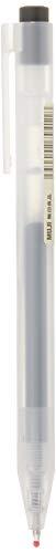 MUJI - 0.5mm Black Smooth Gel Ink Retractable Ballpoint Pen (8 Pieces)