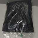 Black Bathroom Rug, Waffle Bath Mat Non Slip Washable Super Absorbent Quick Dry Boho Farmhouse Bathroom Decor, 24"x16" Black