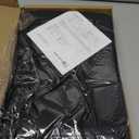 Aimosen 10x8 FT Black Backdrop Background for Photography, Chromakey High Density Polyester Fabric Black Photo Backdrop Curtain Screen Collapsible Seamless for Shoot Portraits Party Video Studio