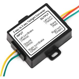 Trailer Light Converter,2 To 3 Wire Convert,Trailer Connectors,2-To-3 Wire Splice Trailer Converter Electrical System Wire Harness Adapter Us Type