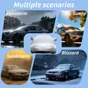 Hail Protector Car Cover Anti-Hail Waterproof All-Weather Protection Door Protector Blanket Padded Custom Fit for SUV Jeep-Length (181 to 205In) Car Covers Outdoor