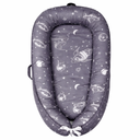 Baby Lounger, 100% Breathable Infant Lounger,  Dark Grey, 0-12 Months