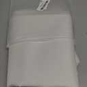 59" W Waterproof Canvas Fabric by The Yard, Upholstery Fabric for Indoor & Outdoor Use (White, 2Y-6oz)