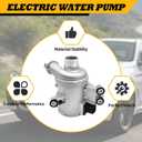 Electric Engine Water Pump Compatible with 2012-2019 335i 435i 535i 640i 740i X3 X4 X5 X6 M2 3.0L Replace 11517596763 11518625098 11518635090