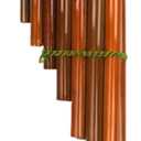 Mia Jewel Shop - Flute Instrument Pan Flute, Native Instruments Musical Instruments for Adults | Bamboo Flute Wooden Flute, Flauta de Pan Flautas Musicales, 2 Sizes - Large