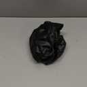 Leather Stretch Chair Seat Covers with Elastic Ties,Waterproof Dining Room PU Leather Chair Cover Seats,Removable Washable Chair Protector Seat Cushion Slipcovers for Home,Kitchen (Black, 4 PCS)