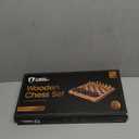 Chess Armory Wooden Chess Set 15 Inch - Premium Beech Wood Handcrafted Game Board for Adults and Kids with Extra Queen Pieces and Storage Box - Ideal for Home and Travel - Non-Magnetic