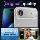 2 x Casetego for iPhone Air/iPhone 17 Air Camera Lens Protector,9H Hardness,Scratch Resistant,Ultra-thin Tempered Glass,Metal Individual Camera Cover for Women,Case Friendly,Light Colorful