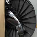 Lasko Oscillating Cyclone Pedestal Fan, Adjustable Height, Timer, Remote Control, 3 Speeds, for Bedroom, Living Room, Home Office, 18", Black, 1843