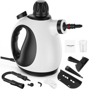 Handheld Steam Cleaner for Home - Pressurized Handheld Steamer for Cleaning with High Pressure, Chemical-Free Multi-Purpose Portable Deep Steam Cleaner for Cleaning Windows, Couch(White)