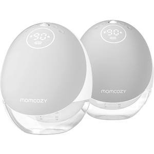 Momcozy Breast Pump Hospital-Grade, Hands Free Breast Pump App with Leak-Proof DoubleFit Flange, Personalized Multi-Modes & 15 Levels, 2 Count