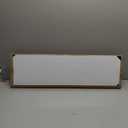 uxcell Door Kick Plate, 10 x 34 Inches Anodized Aluminum Kick Plate Door Plate, 1.5mm (1/16 Inch) Thickness, for Exterior Front Door or Back Door, White (Single Pack)