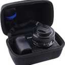 Hard EVA Carrying Case Compatible with Panasonic Lumix GX85 12-32mm Lens/G7 4K 14-42mm Lens/Sony Alpha a6400 16-50mm Lens/a6700/a6100 Lens Camera case.(small)