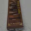 Floating Candles with Wand, 20 Pcs Magic Hanging Flameless LED Candles, Battery Operated Flickering Lights with Wand Remote for Halloween Indoor Decor, Halloween Decorations Party Gift