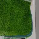1.2'' Thick Woven Fake Grass Mat for Dog, Glue-Free Artificial Turf Potty Training Pad with Fast Drainage, Machine Washable Pet Pee Pad, Indoor Outdoor Non-Toxic Rug (Medium)
