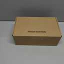 Amazon Essentials Women's Crossover Heeled Sandal with Padded Straps and Memory Foam Insole (12, Beige Faux Microsuede)