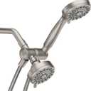 Moen Ignite Brushed Nickel Five-Function 3-3/4" Diameter 5-Function Shower Spray Head with Handheld Showerhead, 20016SRN