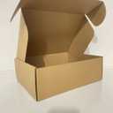 Rong Yang Tong 13x11x5 Inch Set of 18 Pack Brown Corrugated Shipping Boxes - Cardboard Boxes for Mailing, Packing and Literature Mailer Boxes, Small Business Mailing Boxes Bulk