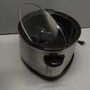 Crock-Pot 7 Quart Oval Manual Slow Cooker, Stainless Steel (SCV700-S-BR), Versatile Cookware for Large Families or Entertaining