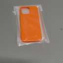 DOMAVER Case for iPhone 16 Pro Max 6.9'' Smooth Liquid Silicone Soft Gel Rubber Microfiber Lining Cushion Cover Shockproof Protective Phone Cases Compatible with iPhone 16 Pro Max-Orange