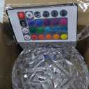 Northern Lights Ocean Wave Table Lamp Projector, 16 Colors Dynamic Rotating Underwater Wave Lights, Cube Aurora Glow Projector Night Light with Remote Control for Bedroom Bed Kids Adults Baby Room (Square)