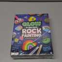 Dan&Darci Kids Rock Painting Kit - Glow in The Dark - Christmas Gifts Arts & Crafts for Boys and Girls Ages 6-12 - Craft Activities Kits - Creative Art Toys for 6, 7, 8, 9, 10, 11 & 12 Year Old Kid