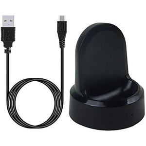 Kissmart for Gear S2 Charger, Replacement Charging Dock Cradle for Samsung Gear S2 Classic Smart Watch (Black)