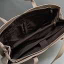 LOVEVOOK Teacher Tote Bag for Women, Work Bags Laptop Bag, Professional 15.6 Inch Leather Computer Bag, Large Purses Handbag Briefcase, Taupe