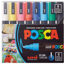 POSCA 5 Color Paint Marker Set, PC-5M Medium