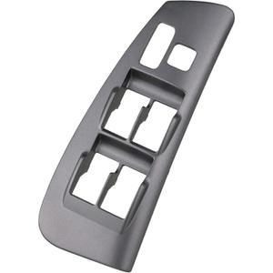 TQPONLY Door Window Switch Bezel Front Driver Side Compatible with 2003-2008 Toyota Matrix Pontiac Vibe Accessories Replaces 74232-01030 (Gray)