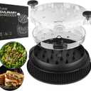 Luxie Chicken Shredder Tool for Kitchen, Non-Slip Base Meat Shredder for Meat, Cheese & Veggies, BPA Free Chicken Breast Shredder with Safe Chopping & Comfort Handle (Black)