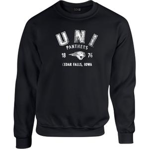 SDI NCAA 50/50 Blended 8 Oz. Crewneck Sweatshirt (3X-Large, Black)