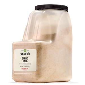 Sauer's Garlic Salt, 12 Pound (Pack of 1) (EXP 08/21/26)