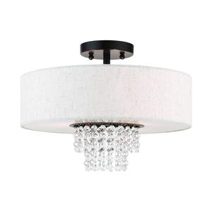 Livex Lighting 51096-92 Carlisle English Bronze 3 Light Ceiling Mount